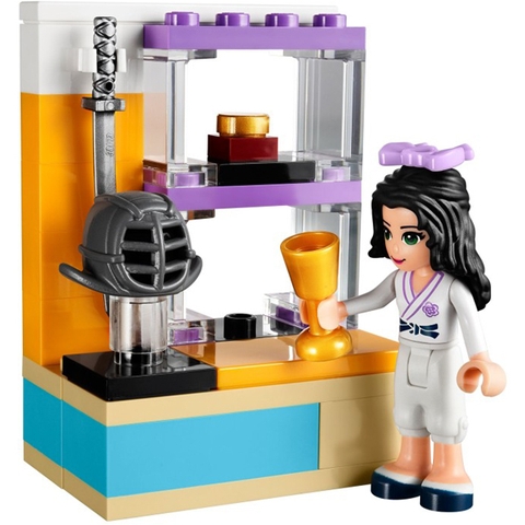 Kích thích trí sáng tạo và khả năng vận đông ở trẻ nhỏ với bộ xếp hình Lego Friends 41002 - Võ Đường Con Gái