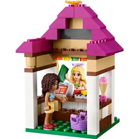 Bé được thỏa sức sáng tạo cùng các mô hình trong Lego Friends 41008 - Hồ Bơi Thành Phố