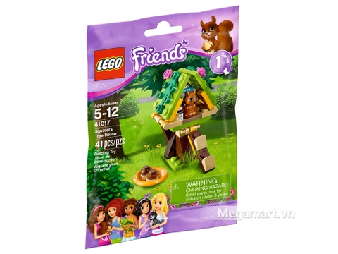 Lego Friends 41017 - Nhà Cây Cho Sóc - nhìn từ vỏ ngoài sản phẩm