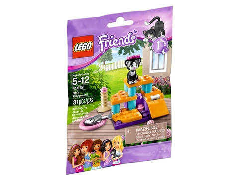 Hình ảnh túi sản phẩm Lego Friends 41018 - Sân Chơi Cho Mèo Cưng