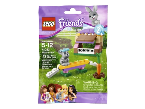Thiết kế vỏ đựng bên ngoài bắt mắt của sản phẩm Lego Friends 41022 - Nhà Cho Thỏ Con