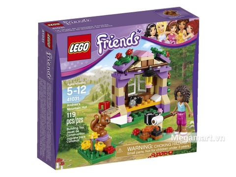 Hình ảnh thực tế vỏ hộp của sản phẩm Lego Friends 41031 - Nhà Trên Núi Của Andrea