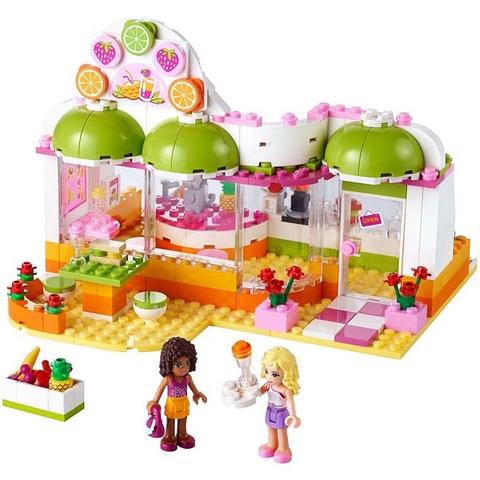 Toàn bộ các mô hình trong Lego Friends 41035 - Cửa Hàng Nước Trái Cây Heartlake