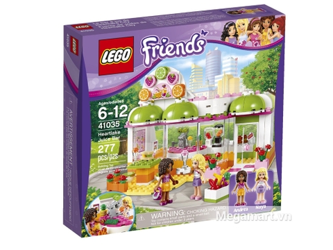 Vỏ ngoài bộ đồ chơi lắp ghép Lego Friends 41035 - Cửa Hàng Nước Trái Cây Heartlake