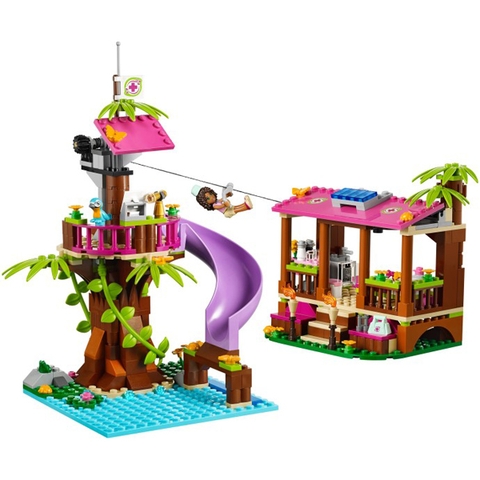 Lego Friends 41038 - Căn Cứ Giải Cứu Rừng Xanh mang đến cho bé nhiệm vụ thú vị