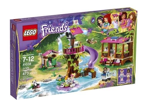 Hình ảnh vỏ hộp đựng bộ đồ chơi Lego Friends 41038 - Căn Cứ Giải Cứu Rừng Xanh
