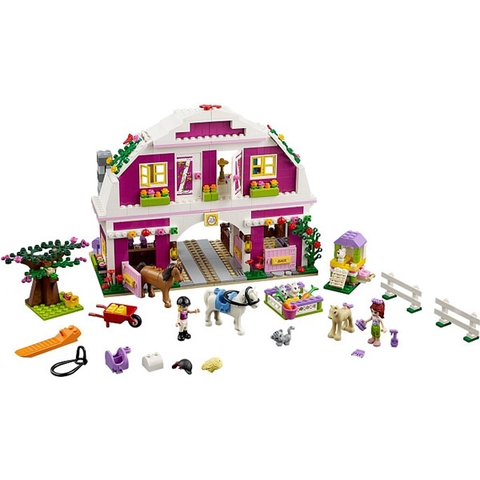 Toàn bộ các chi tiết có trong bộ xếp hình Lego Friends 41039 - Trang Trại Rực Rỡ