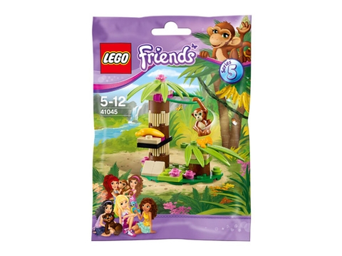 Hình ảnh vỏ hộp bên ngoài sản phẩm Lego Friends 41045 - Vườn chuối của khỉ con