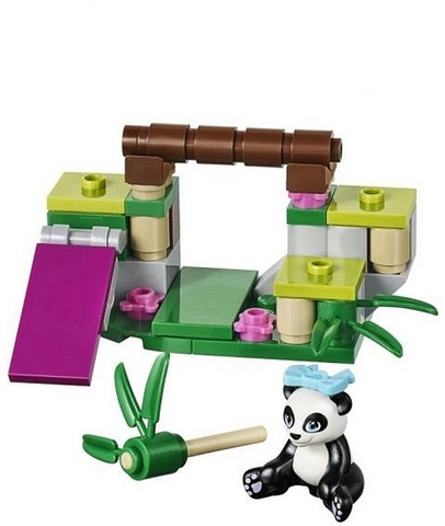 Bộ đồ chơi Lego Friends 41049 - Bụi Tre Của Gấu Trúc thiết kế dễ thương