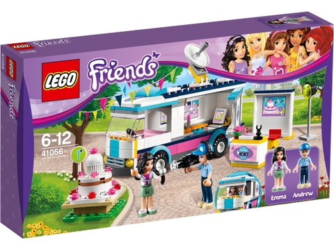 Hình ảnh thực tế vỏ hộp đựng bên ngoài Lego Friends 41056 - Xe Thông Tin Thành Phố