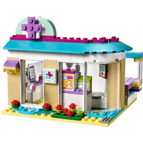 Bộ xếp hình Lego Friends 41085 - Phòng Khám Thú Cưng cho bé vui chơi an toàn