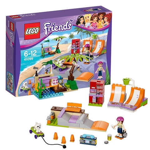 Bộ đồ chơi ghép hình Lego Friends 41099 - Công Viên Trượt Ván Heartlake