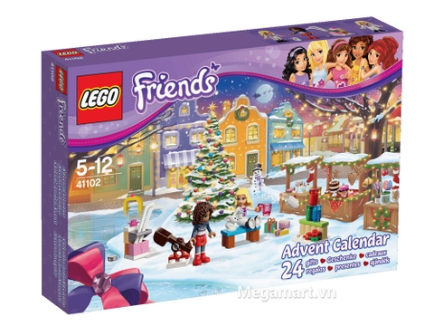 Hình ảnh vỏ ngoài sản phẩm Lego Friends 41102 - Bộ Lịch Lego Friends 2015