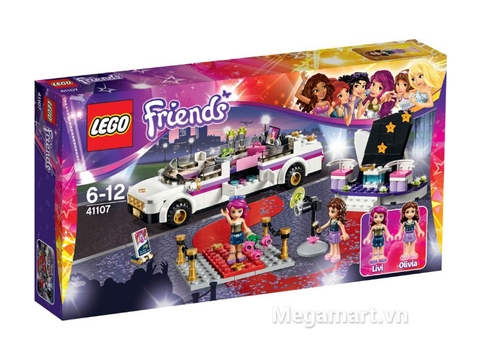 Hình ảnh bên ngoài sản phẩm Lego Friends 41107 - Xe Limo Ngôi Sao Ca Nhạc