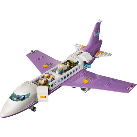 Chuyên cơ trong Lego Friends 41109 - Sân Bay Heartlake với những mô phỏng sát thực, giúp các bé hiểu hơn về ngành hàng không