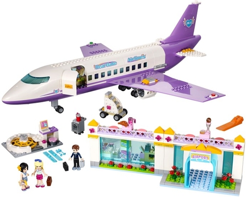 Trọn bộ các chi tiết trong Lego Friends 41109 - Sân Bay Heartlake. Các bé hãy cùng khám phá hãng hàng không Heartlake Airlines với những phi công và tiếp viên chuyên nghiệp nhất nhé