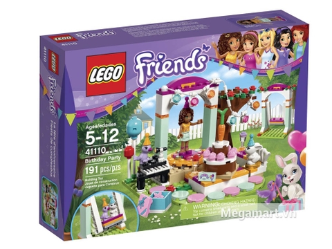Hình ảnh vỏ hộp Lego Friends 41110 - Tiệc sinh nhật thú cưng