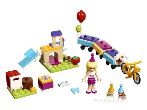 Toàn bộ chi tiết có trong bộ xếp hình Lego Friends 41111 - Bữa tiệc tàu hỏa