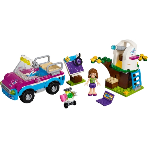 Các chi tiết trong bộ đồ chơi Lego Friends 41116 - Xe Khám Phá Của Olivia