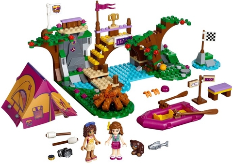 Trọn bộ các chi tiết có trong Lego Friends 41121 - Xuồng Dã Ngoại