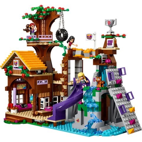 Lego Friends 41122 - Nhà Cắm Trại Trên Cây - bé vui chơi hồn nhiên