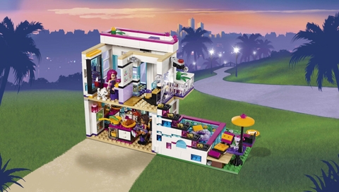 Lego Friends 41135 - Biệt Thự Của Livi - cận cảnh căn hộ