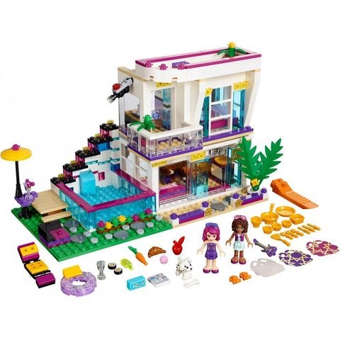 Lego Friends 41135 - Biệt Thự Của Livi - toàn bộ chi tiết trong bộ đồ chơi