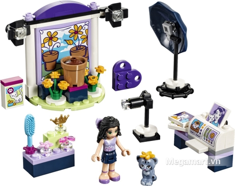 Các mô hình ấn tượng trong bộ Lego Friends 41305 - Phòng chụp hình của Emma