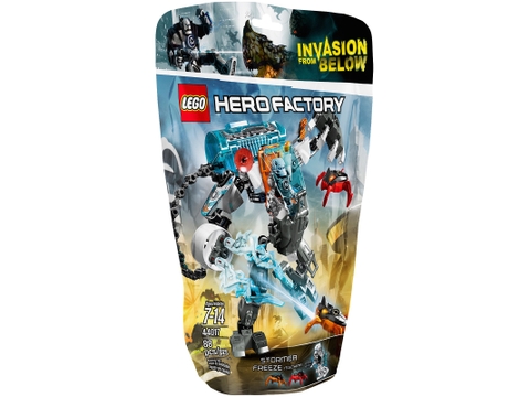 Vỏ hộp sản phẩm Lego Hero Factory 44017 - Cỗ Máy Băng Giá Của Stormer