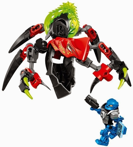 Các mô hình ấn tượng trong bộ Lego Hero Factory 44024 - Đối đầu quái vật Tunneler