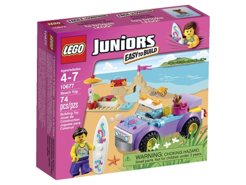 Thiết kế hộp đựng Lego Juniors 10677 - Chuyến Du Lịch Bãi Biển
