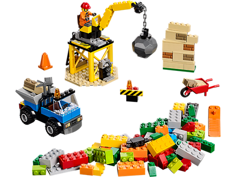 Toàn bộ chi tiết có trong bộ xếp hình Lego Juniors 10667 - Công trình xây dựng