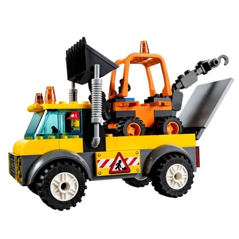 Lego Juniors 10683 - Xe tải làm đường - mô hình hoàn chỉnh