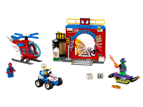 Lego Juniors 10687 - Căn cứ của người nhện gồm 137 miếng ghép được các bé trai 4-7 tuổi yêu thích