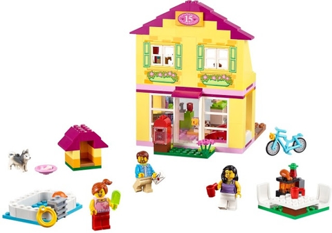 Tất cả các chi tiết xuất hiênj trong đồ chơi Lego Juniors 10686 - Nhà ở gia đình