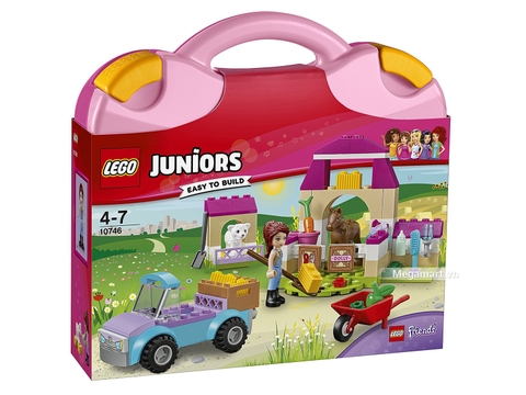 Hình ảnh vỏ hộp bộ Lego Juniors 10746 - Vali nông trại của Mia