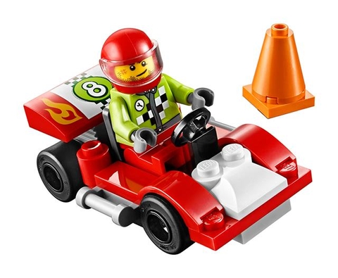 Bộ sưu tập nhân vật của Lego Juniors 30473 - Tay Đua Số 8