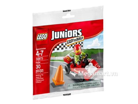 Hình ảnh vỏ ngoài của Lego Juniors 30473 - Tay Đua Số 8