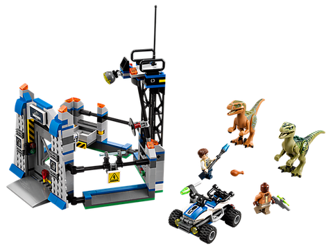 Trọn bộ mô hình Lego Jurassic World 75920 - Khủng Long Raptor Trốn Thoát sau khi hoàn thành