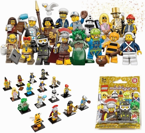 Toàn bộ các chi tiết xuất hiện trong bộ xếp hình Lego Minifigures 71001 - Nhân vật Lego số 10