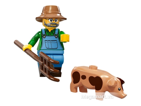 Lego Minifigures 71011 - Nhân vật Lego số 15 - nông dân trong trang trại
