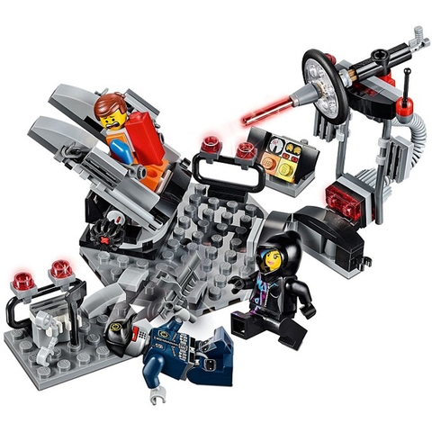 Các mô hình Lego Movie 70801 - Phòng Nóng Chảy hoành tráng sau khi lắp ráp xong