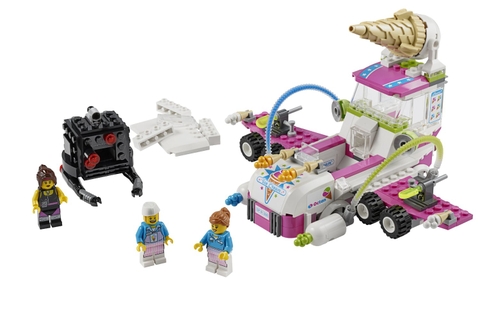 Trọn bộ các chi tiết có trong bộ xếp hình Lego Movie 70804 - Máy Chế Tạo Kem