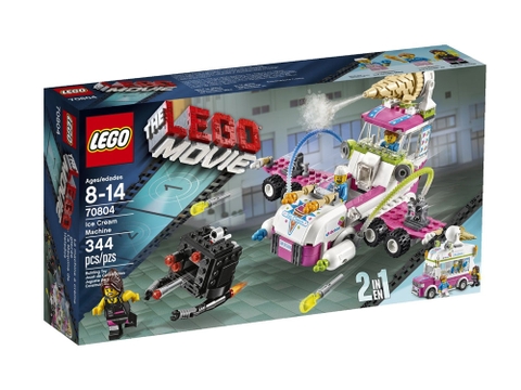 Hình ảnh vỏ hộp đựng bên ngoài Lego Movie 70804 - Máy Chế Tạo Kem