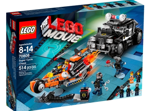 Hình ảnh hộp đựng thiết kế bắt mắt của Lego Movie 70808 - Rượt Đuổi Nghẹt Thở