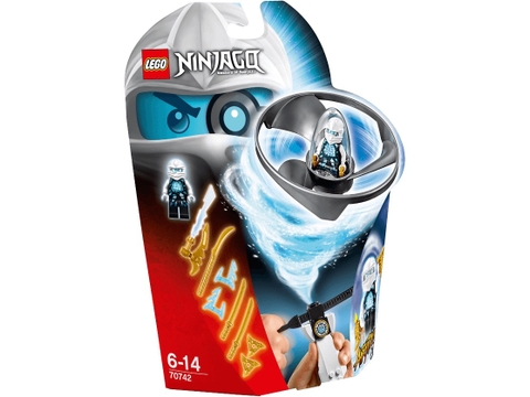 Hình ảnh vỏ hộp bộ Lego Ninjago 70742 - Lốc Xoáy Trên Không của Zane