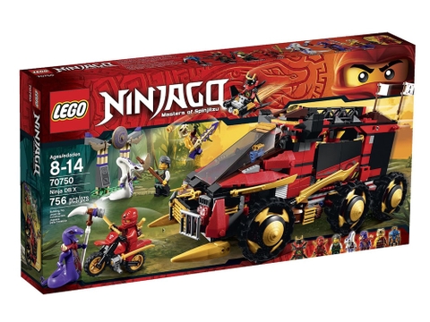 Vỏ hộp Lego Ninjago 70750 - Ninja DB X