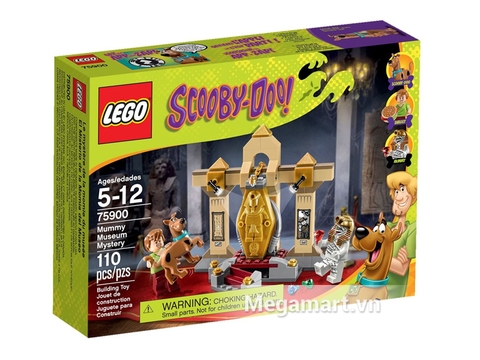 Hỉnh ảnh thực tế vỏ hộp sản phẩm Lego Scooby-Doo 75900 - Bảo Tàng Xác Ướp Bí Ẩn