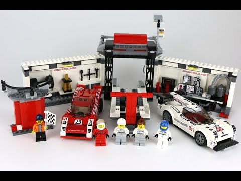 Giải đua gay cấn trong bộ xếp hình Lego Speed Champions 75876 - Xe Đua Porsche 919 Hybrid Và Xe Đua 917K Pit Lane