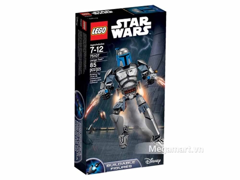 Vỏ hộp đồ chơi Lego Star Wars 75107 - Thợ săn Jango Fett